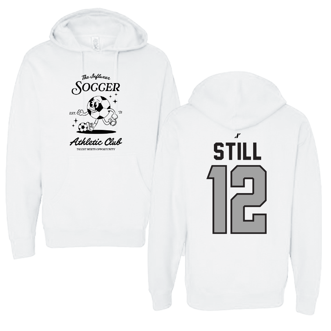 Soccer White Influxer Athletic Club Hoodie - #12 Brookelyn Still