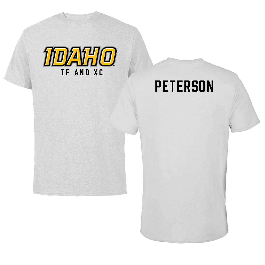 University of Idaho TF and XC Gray Performance Tee - Landon Peterson