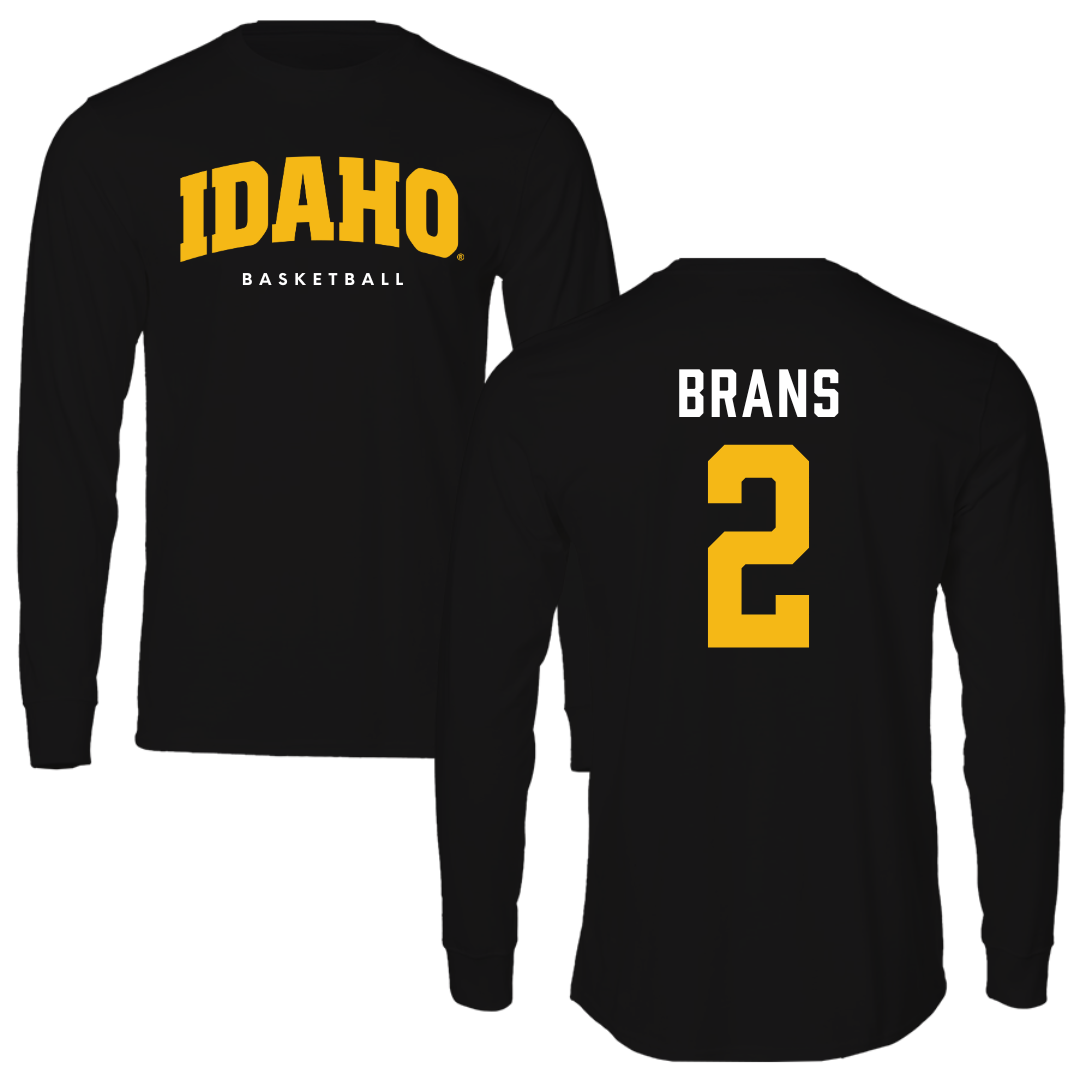 University of Idaho Basketball Black Performance Long Sleeve - #2 Sarah Brans