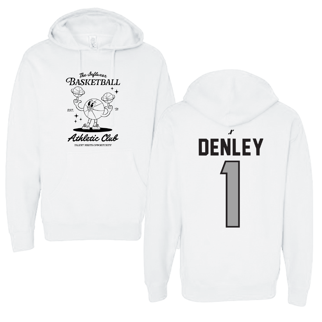 Basketball White Influxer Athletic Club Hoodie - #1 Jacei Denley