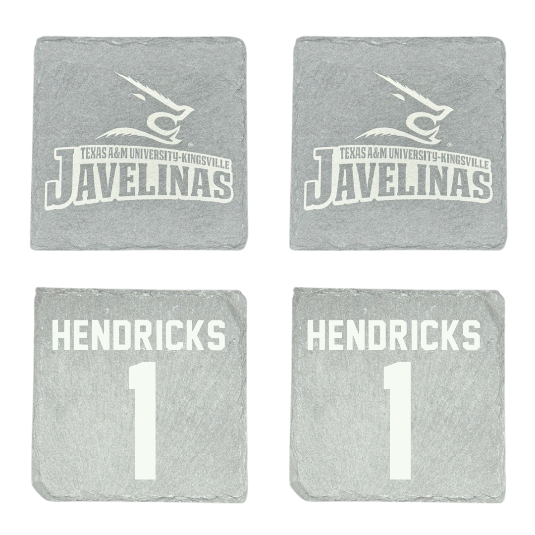 Texas A&M University-Kingsville Football Stone Coaster (4 Pack)  - #1 Demarcus Hendricks