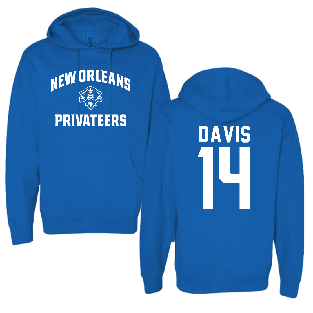 University of New Orleans Basketball Blue General Hoodie - #14 Kyla Davis
