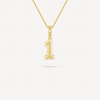 Gold Presidents Pendant and Chain - #1 Gracie Campbell
