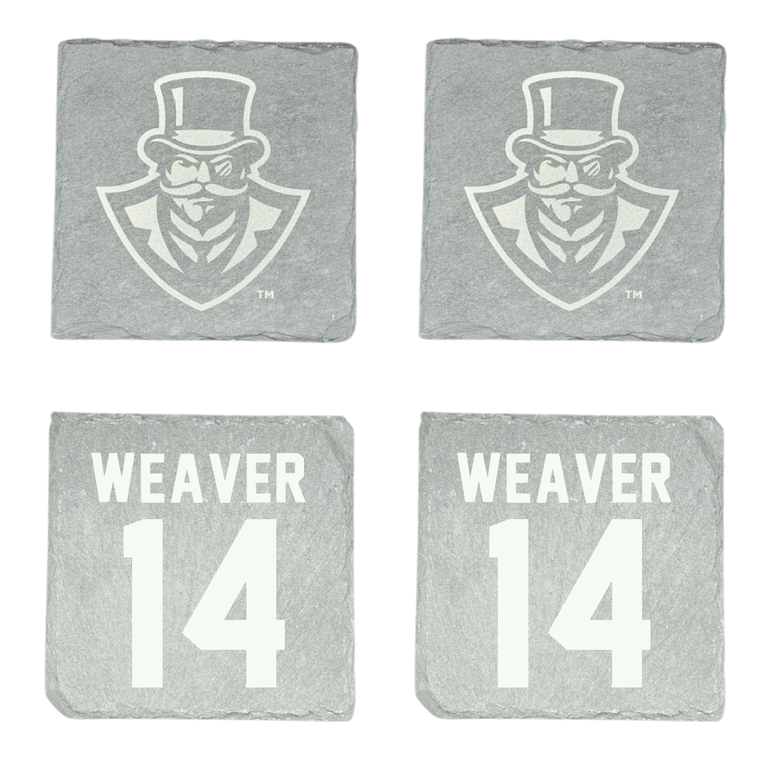 Austin Peay State University Baseball Stone Coaster (4 Pack)  - #14 Jacob Weaver