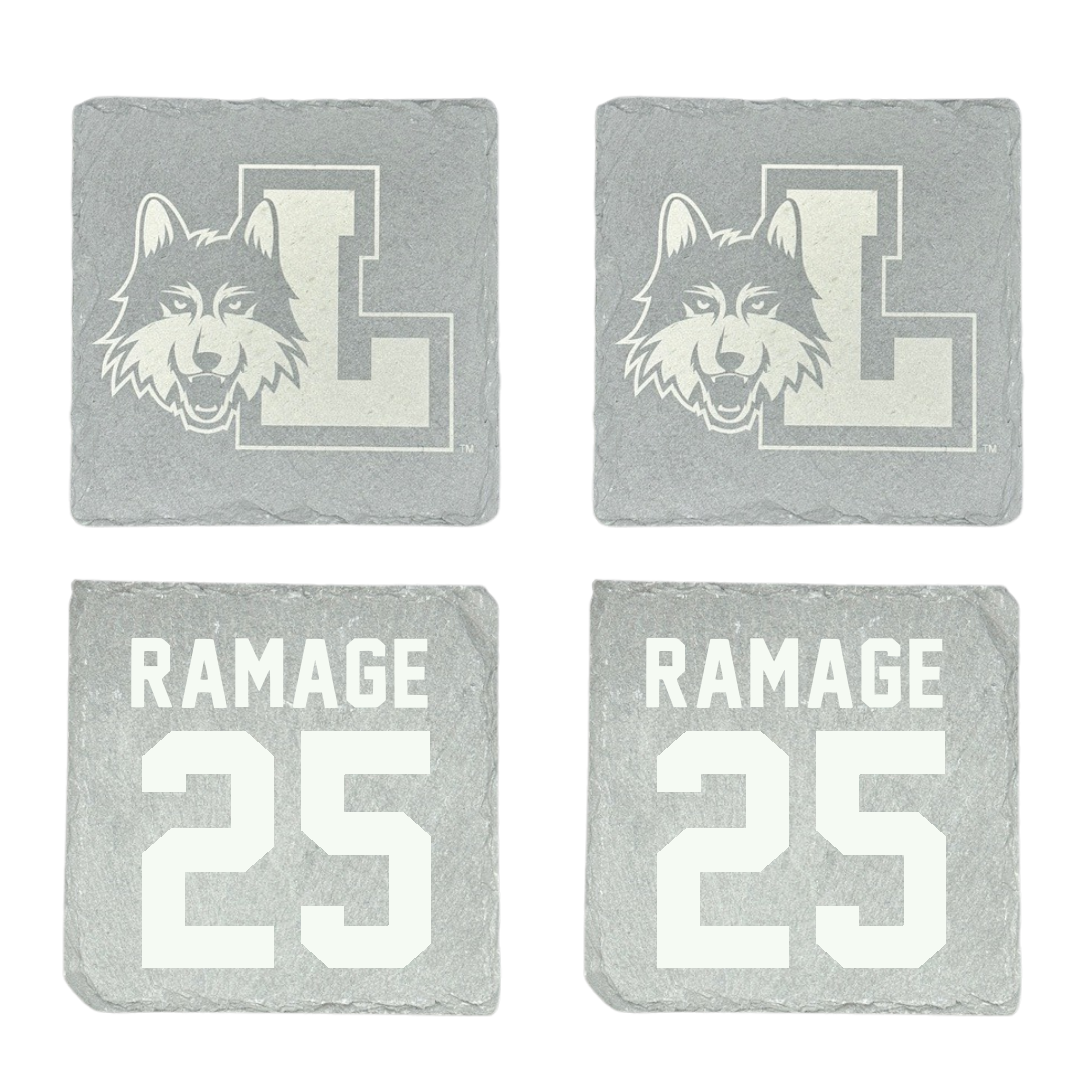 Loyola University-Chicago Basketball Stone Coaster (4 Pack)  - #25 Mallory Ramage