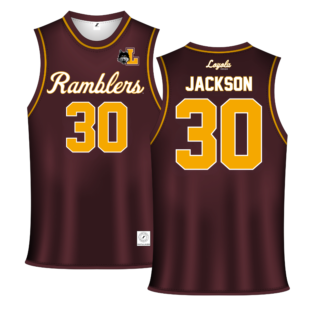 Loyola University-Chicago Maroon Basketball Jersey - #30 Destiny Jackson
