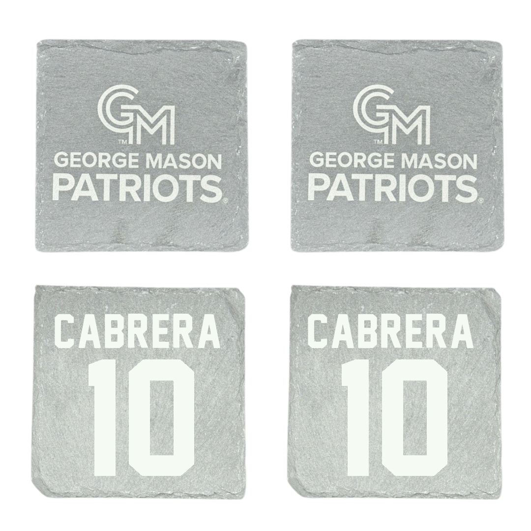 George Mason University Lacrosse Stone Coaster (4 Pack)  - #10 Madison Cabrera