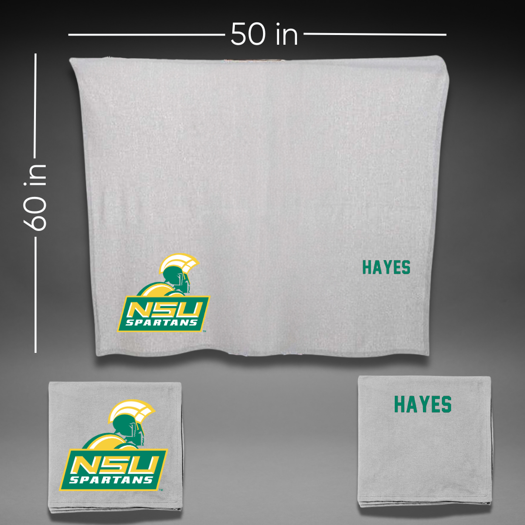 Norfolk State University TF and XC Gray Blanket - Savien Hayes