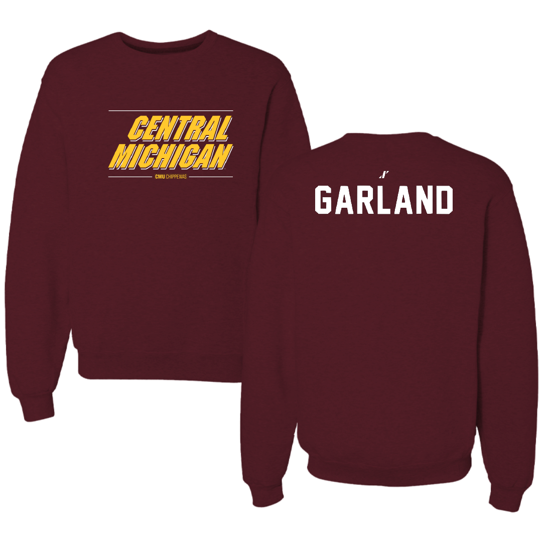 Central Michigan University TF and XC Maroon General Crewneck - Sophia Garland