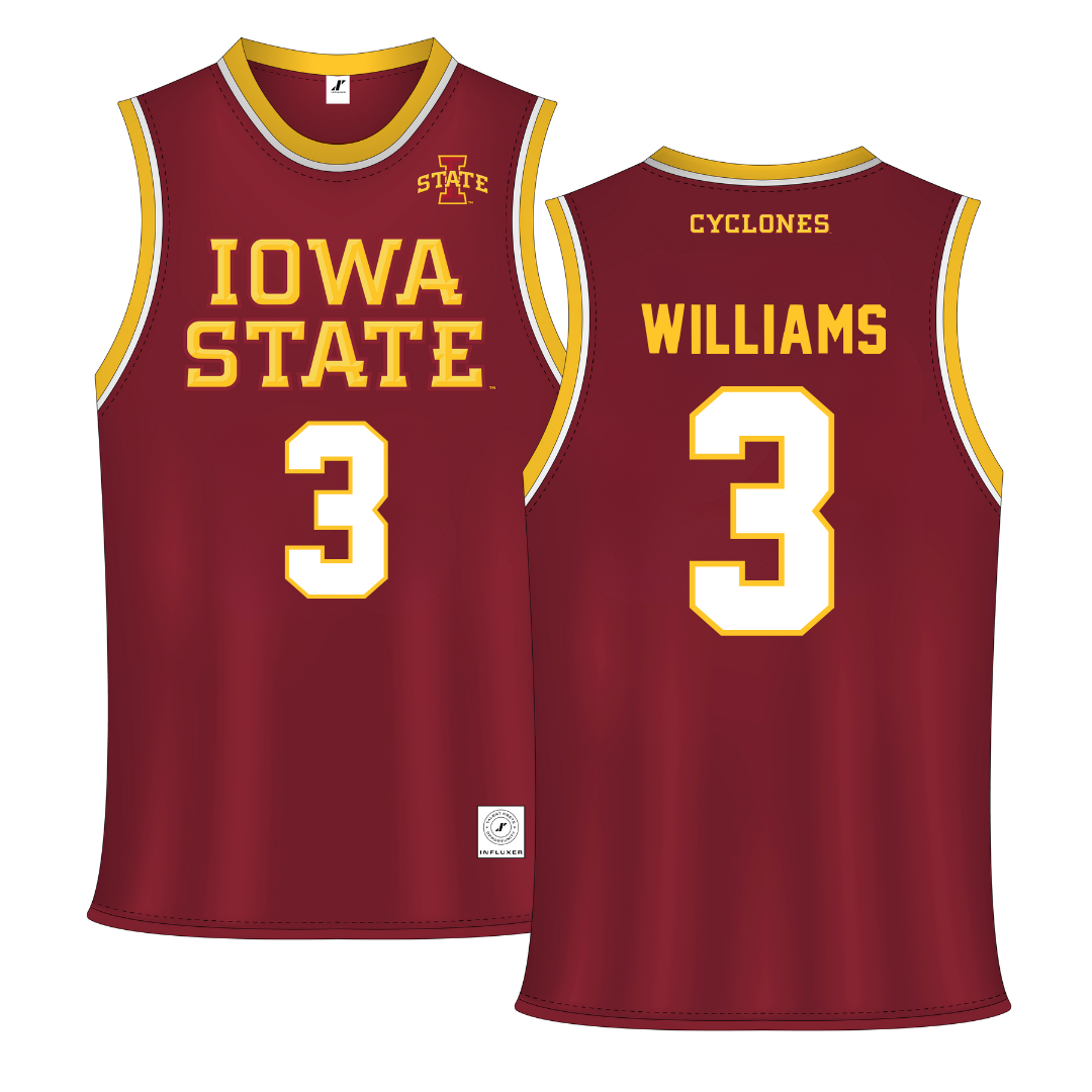 Iowa State University Red Basketball Jersey - #3 Alisa Williams