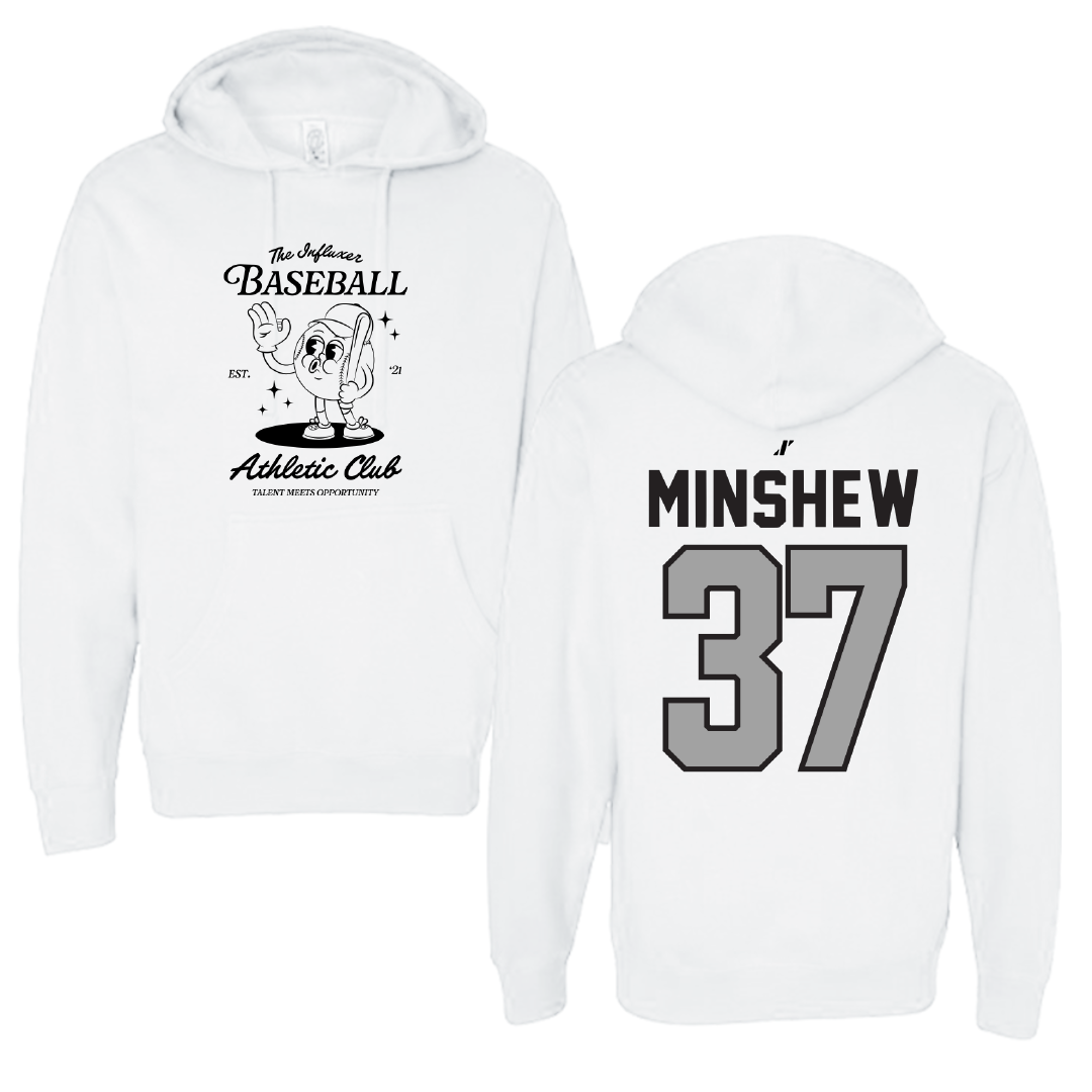 Baseball White Influxer Athletic Club Hoodie - #37 Lawson Minshew