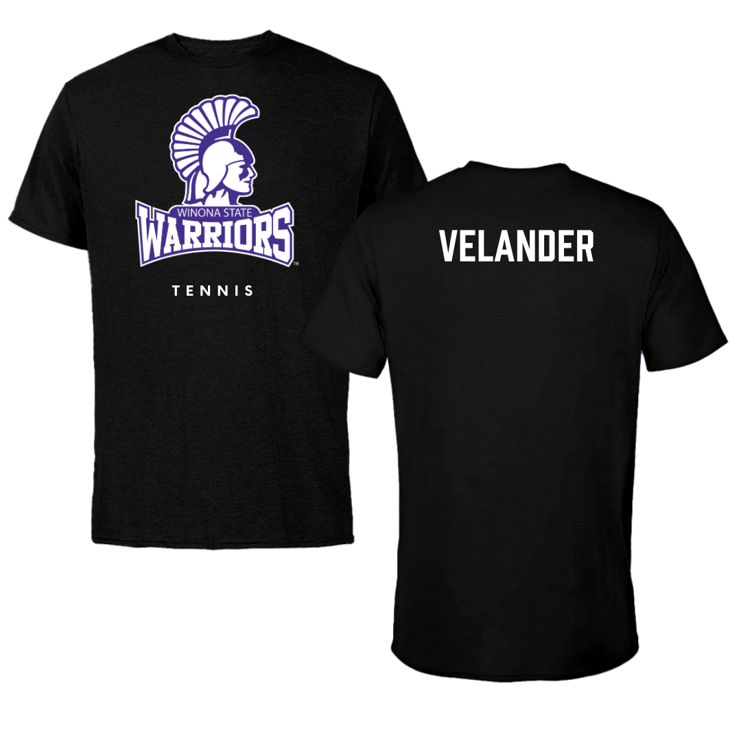 Winona State University Tennis Black Tee - Kate Velander