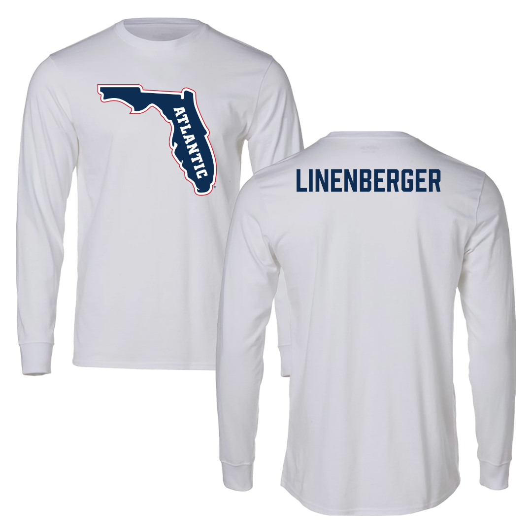 Florida Atlantic University Cheer White Long Sleeve - Lauren Linenberger