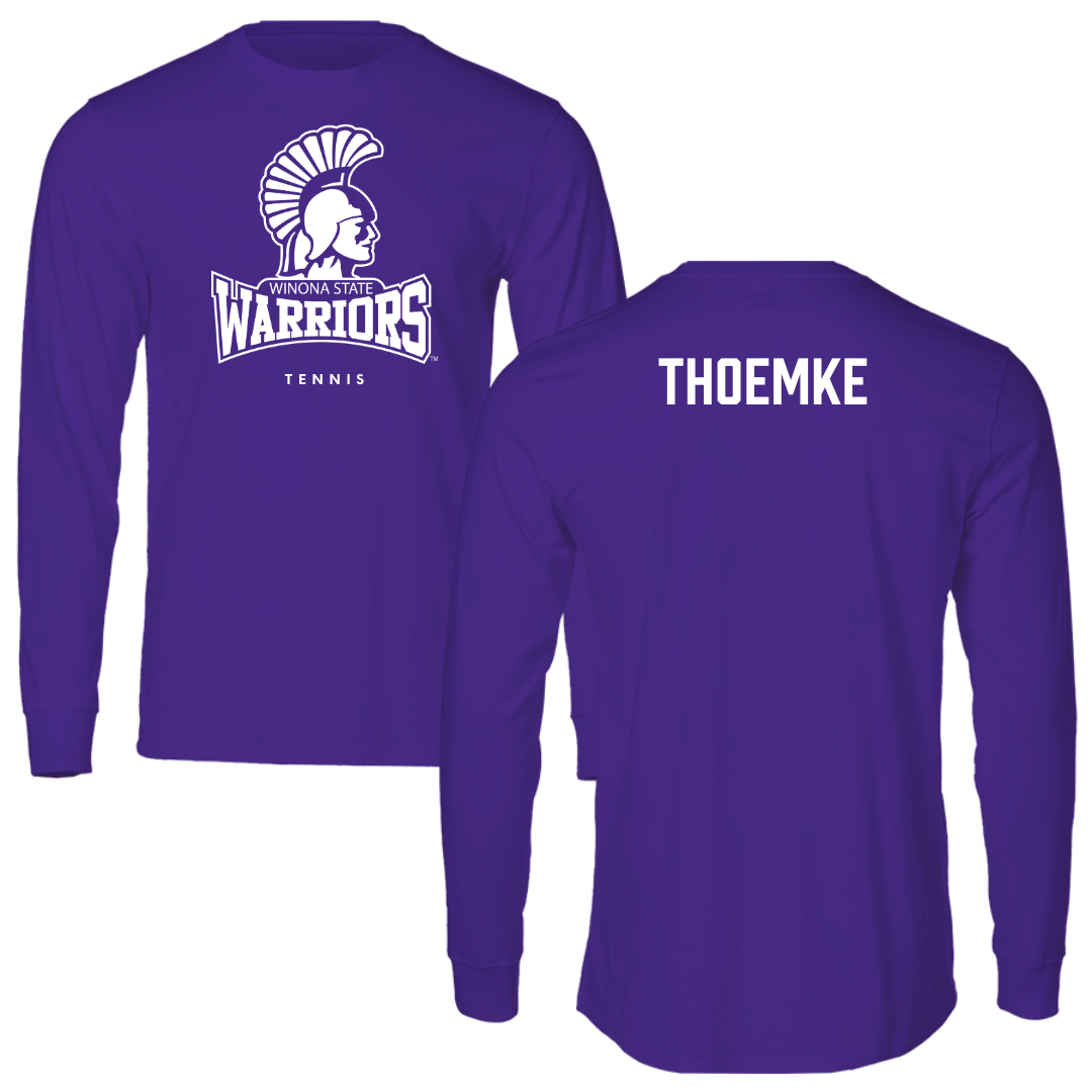 Winona State University Tennis Purple Long Sleeve - Clara Thoemke