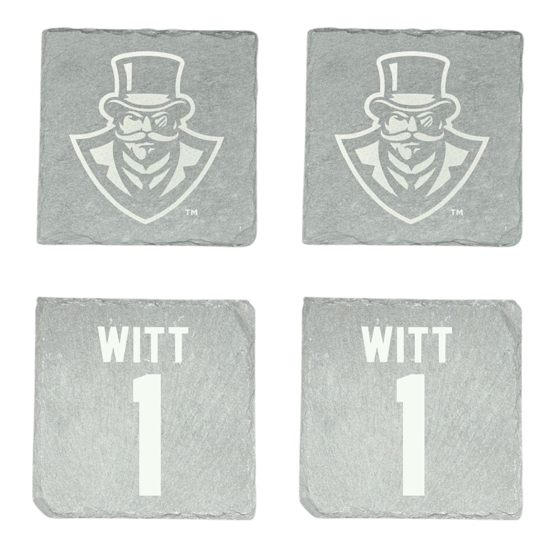 Austin Peay State University Basketball Stone Coaster (4 Pack)  - #1 Sai Witt