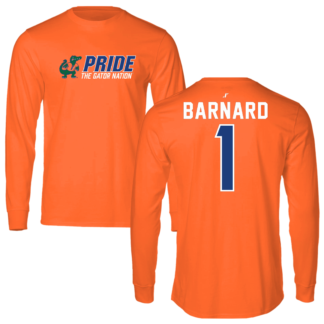 University of Florida Softball Orange General Long Sleeve - #1 Brooke Barnard