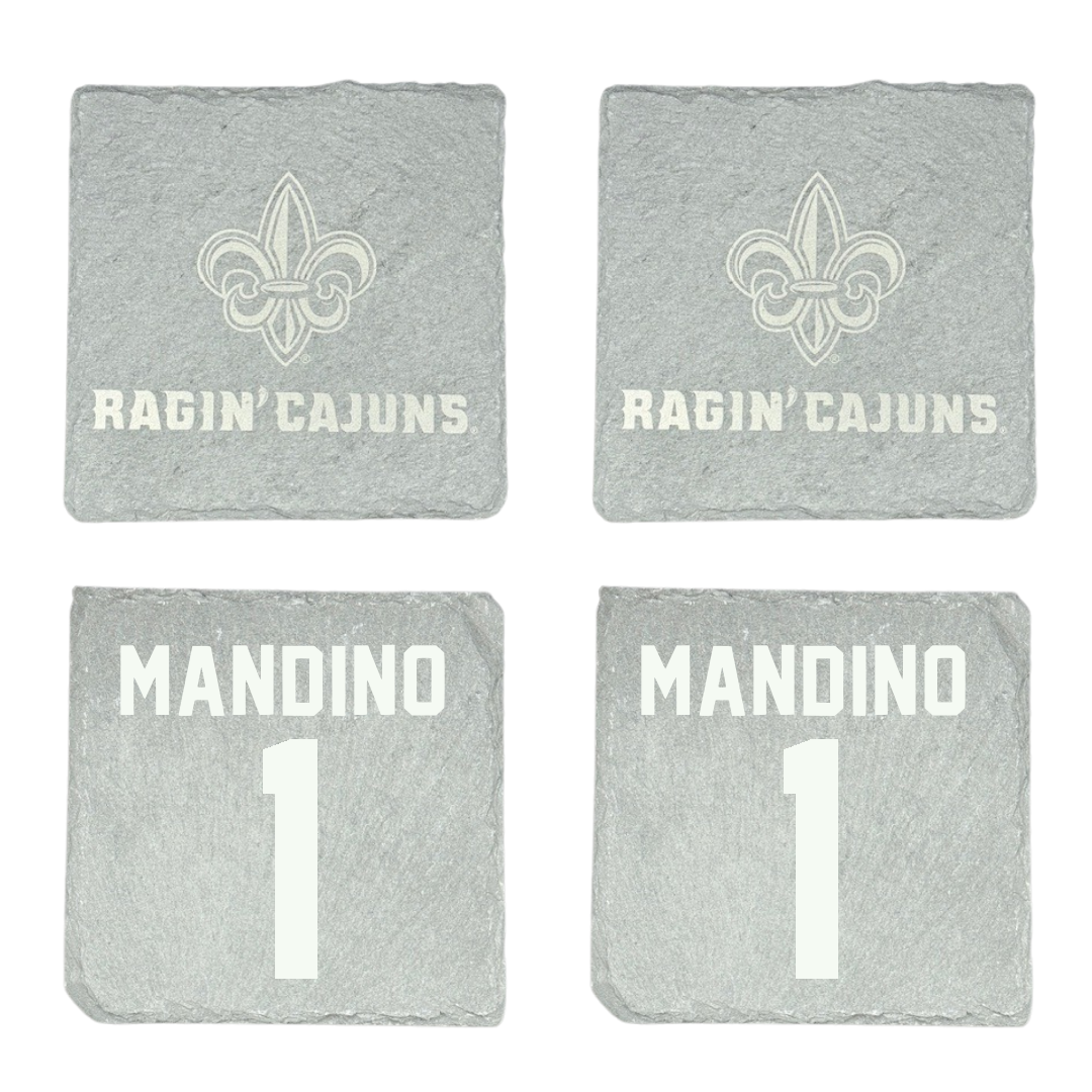University of Louisiana at Lafayette Baseball Stone Coaster (4 Pack)  - #1 Maddox Mandino