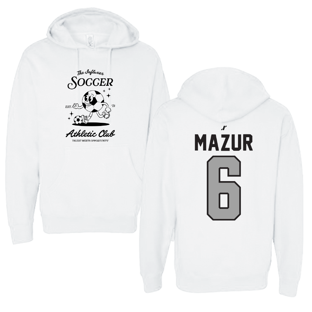 Soccer White Influxer Athletic Club Hoodie - #6 Lillie Mazur