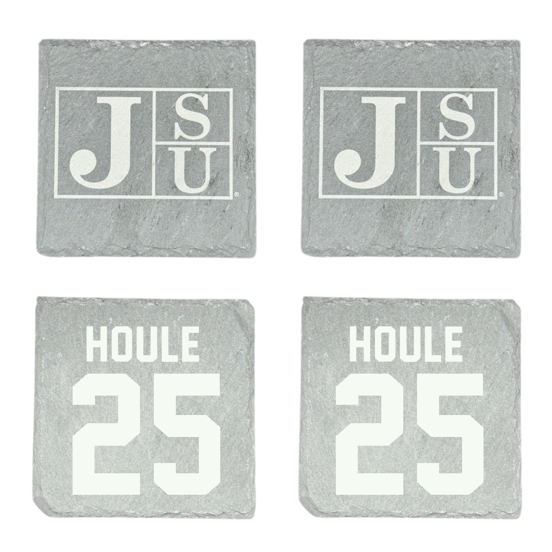 Jackson State University Soccer Stone Coaster (4 Pack)  - #25 Olla Houle
