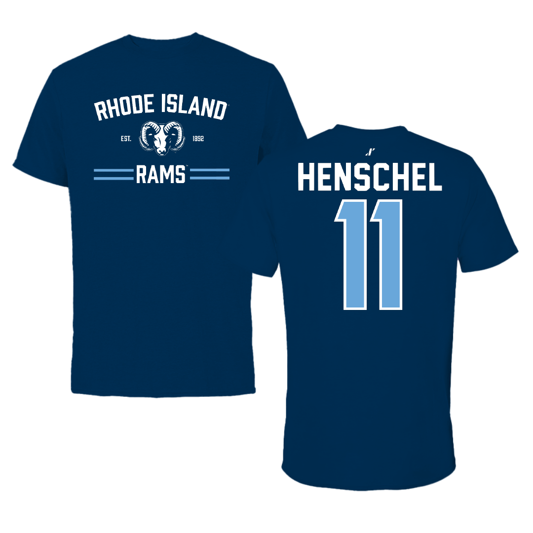 University of Rhode Island Baseball Navy General Performance Tee - #11 Ryan Henschel