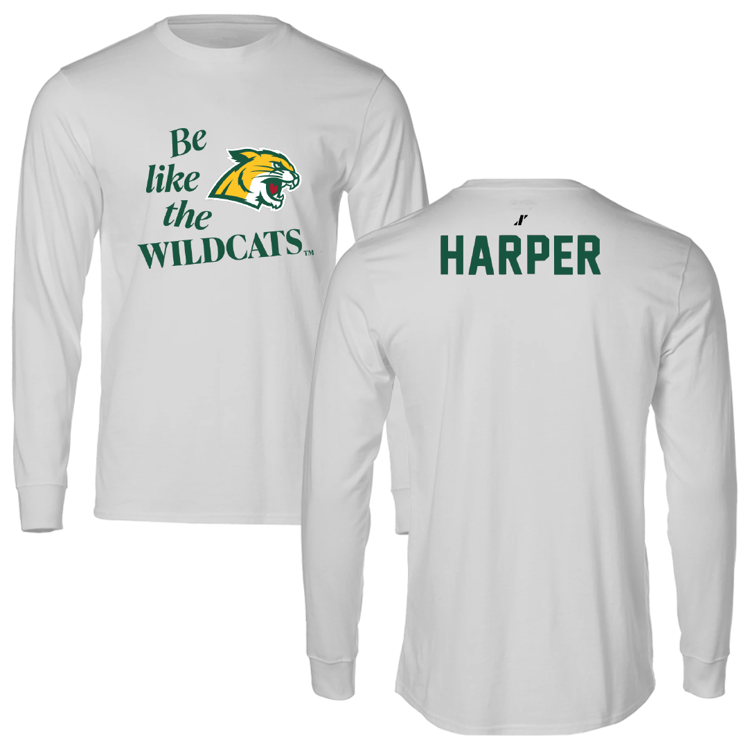 Northern Michigan University TF and XC Light Gray Be Like Us Long Sleeve - Beverly Harper