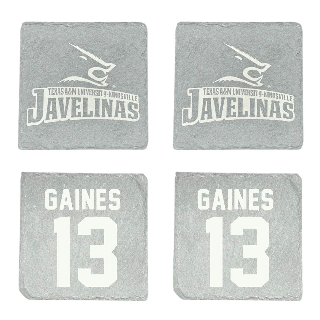 Texas A&M University-Kingsville Football Stone Coaster (4 Pack)  - #13 Jason Gaines