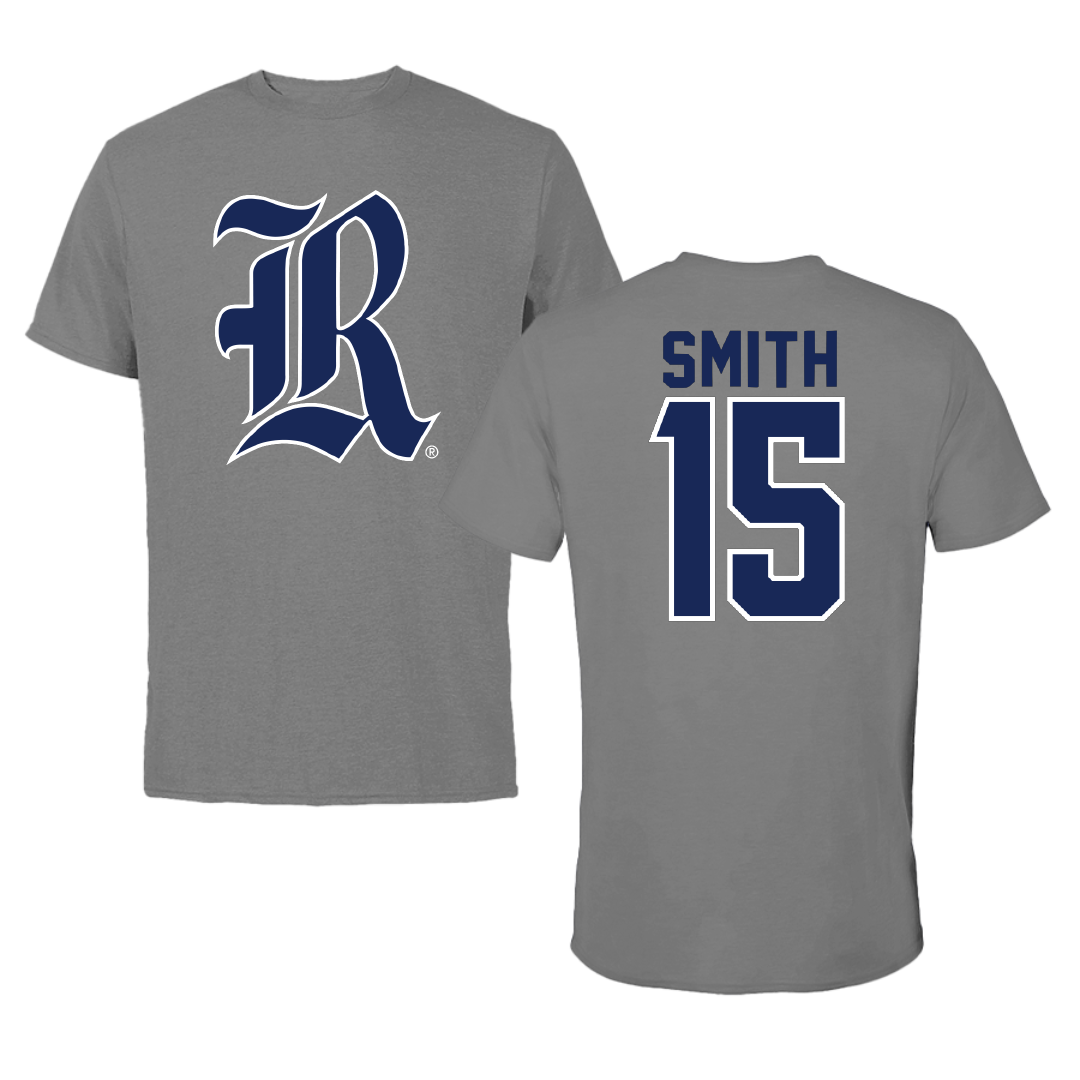 Rice University Baseball Dark Gray Tee - #15 Luke Smith