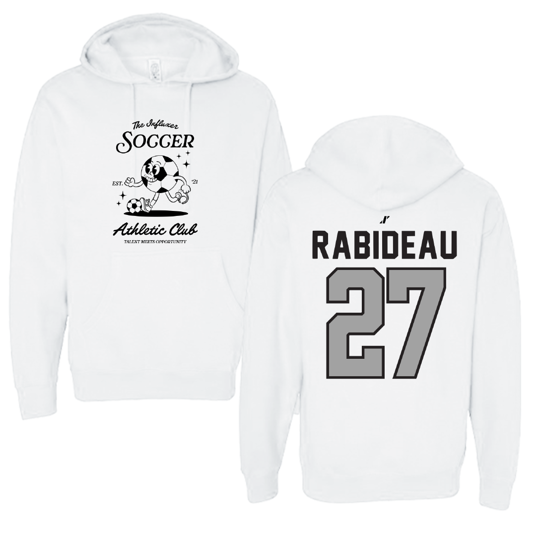 Soccer White Influxer Athletic Club Hoodie - #27 Madison Rabideau