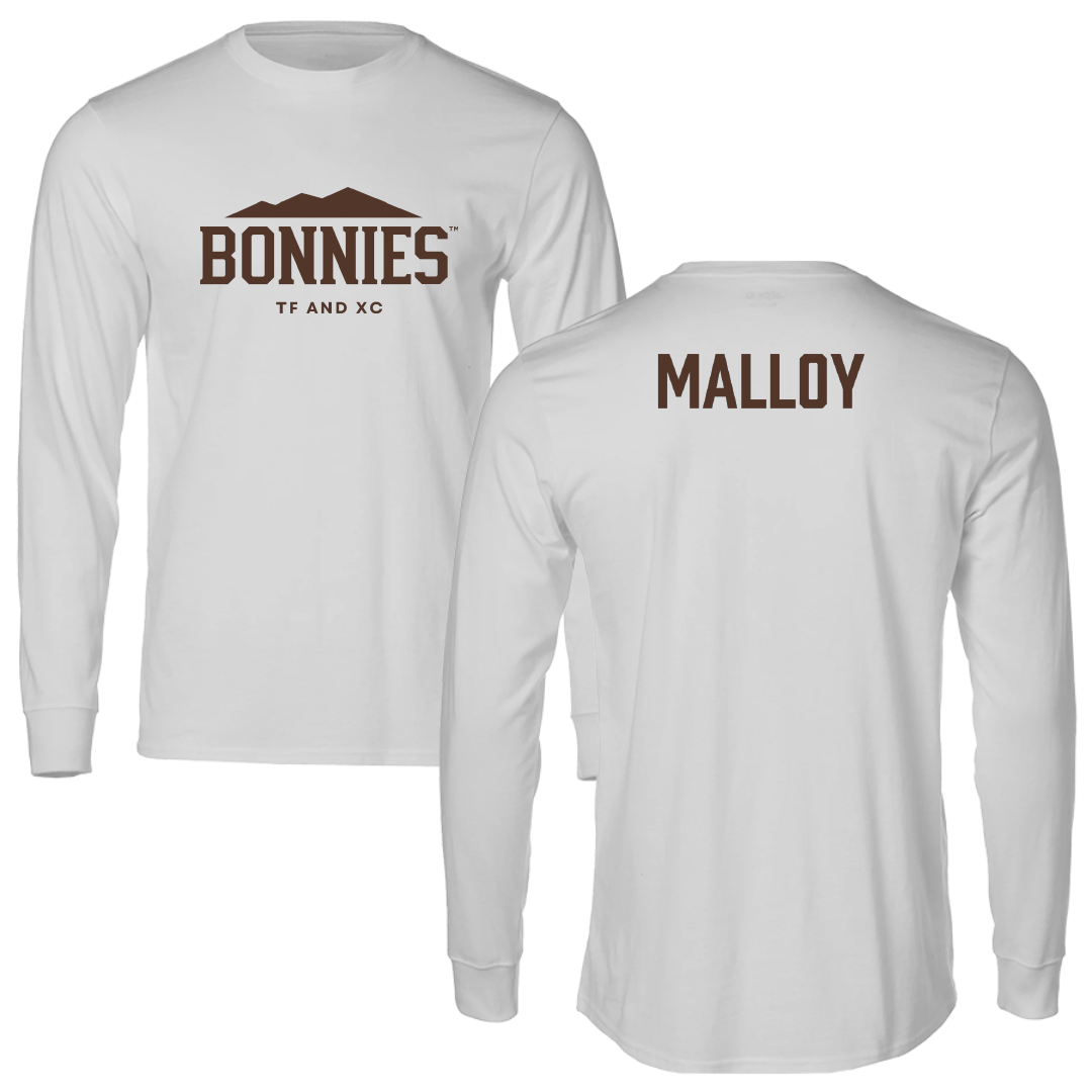 St. Bonaventure University TF and XC Light Gray Long Sleeve - Casey Malloy