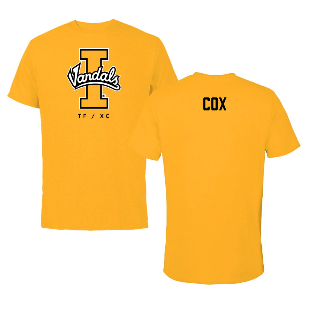 University of Idaho TF and XC Gold Performance Tee - Dante Cox