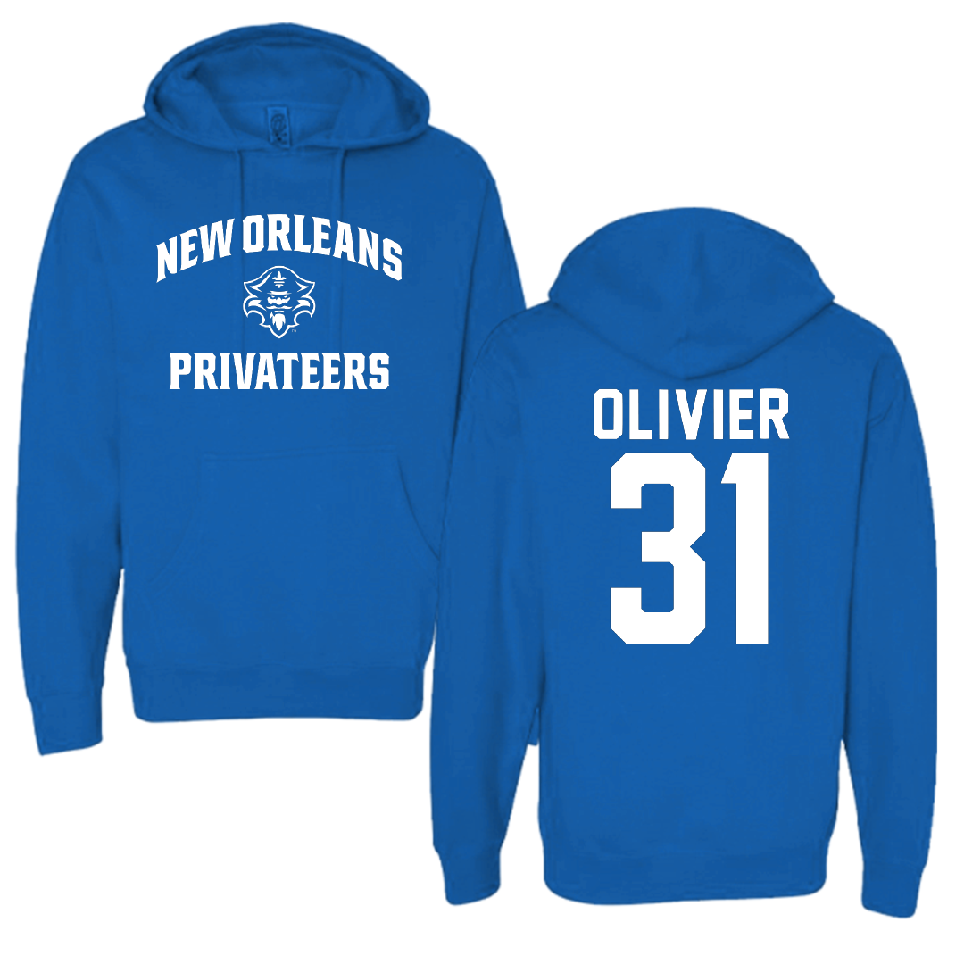University of New Orleans Baseball Blue General Hoodie - #31 Chris Olivier