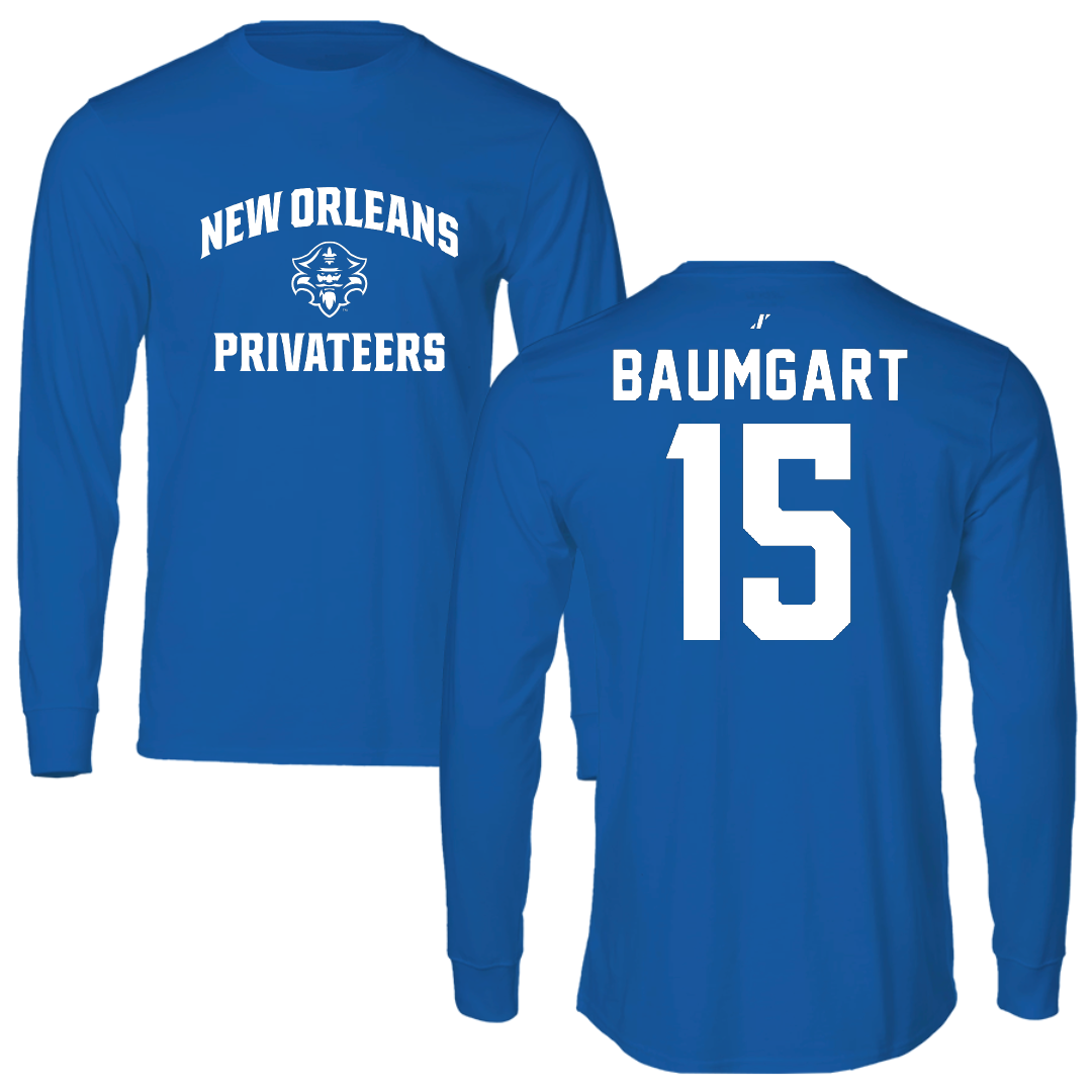 University of New Orleans Beach Volleyball Blue General Performance Long Sleeve - #15 Serena Baumgart