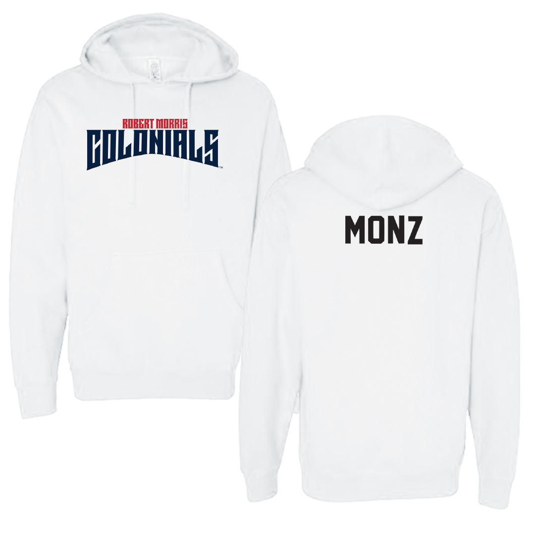 Robert Morris University TF and XC White Classic Hoodie - Dea Monz