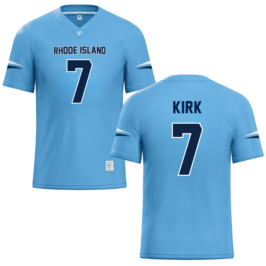 University of Rhode Island Blue Lacrosse Jersey - #7 Carolyn Kirk