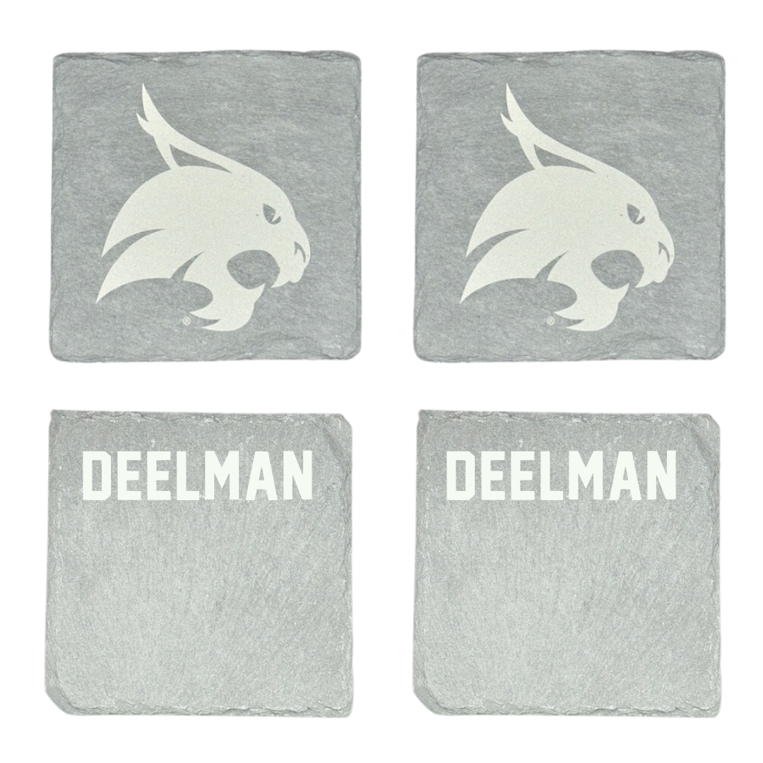 Texas State University TF and XC Stone Coaster (4 Pack)  - Jack Deelman