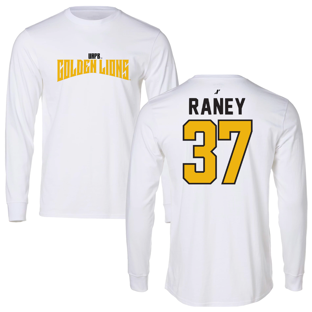 University of Arkansas-Pine Bluff Softball White Classic Performance Long Sleeve - #37 LeeAnn Raney