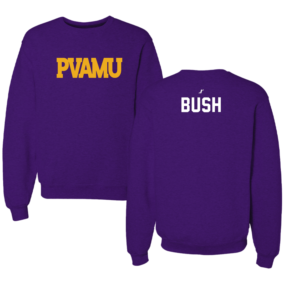 Prairie View A&M University Basketball Purple Crewneck - Braelon Bush