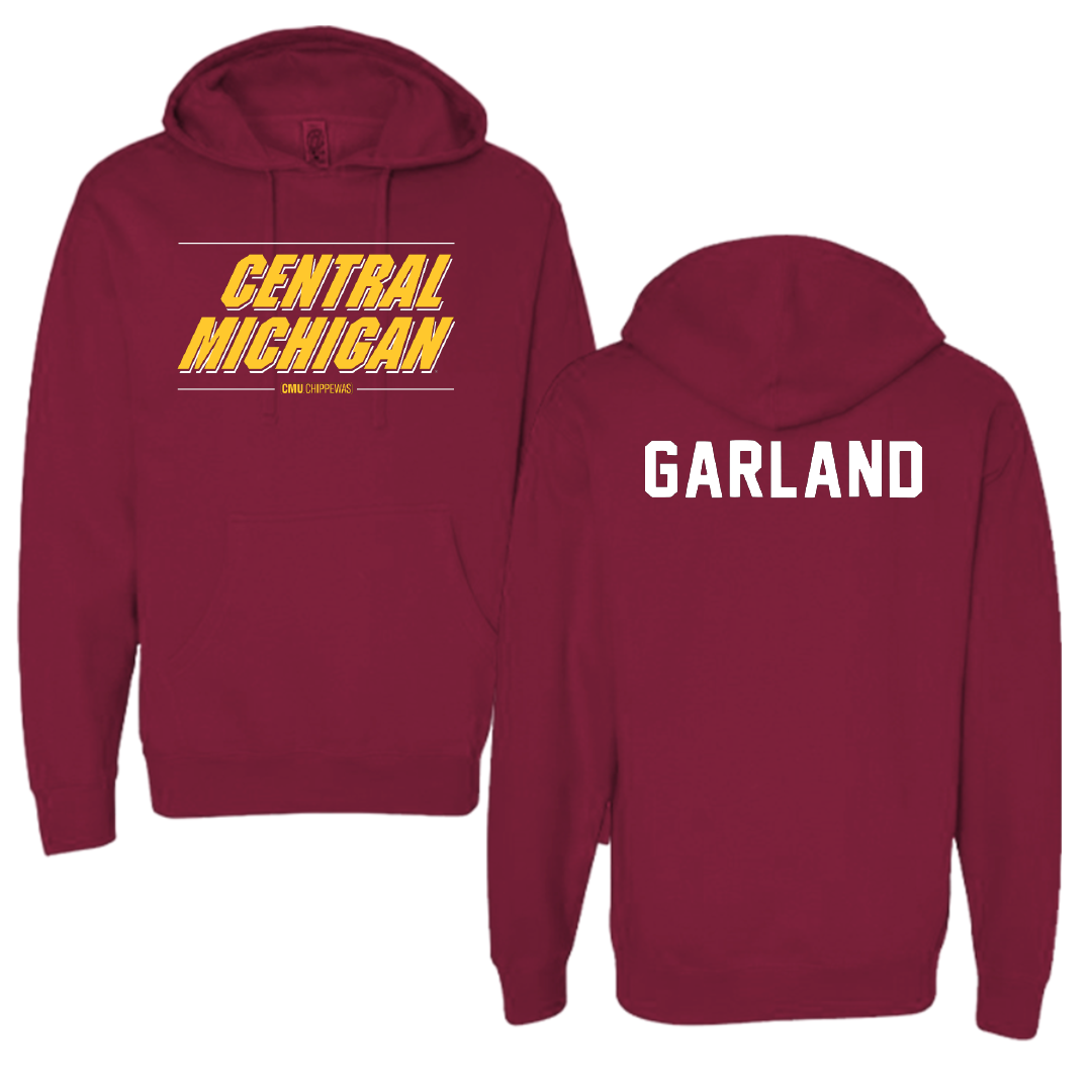 Central Michigan University TF and XC Maroon General Hoodie - Sophia Garland