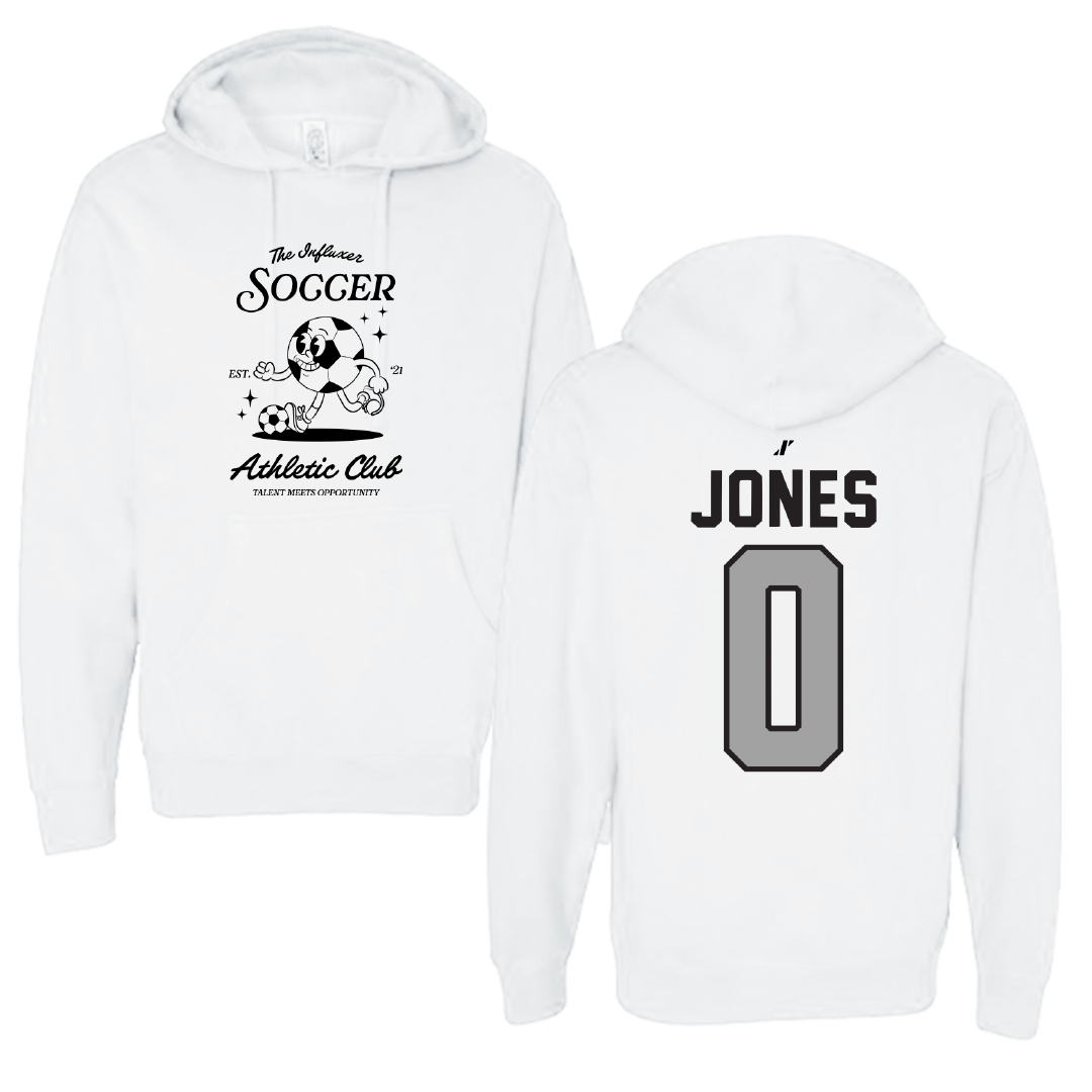 Soccer White Influxer Athletic Club Hoodie - #0 Samantha Jones