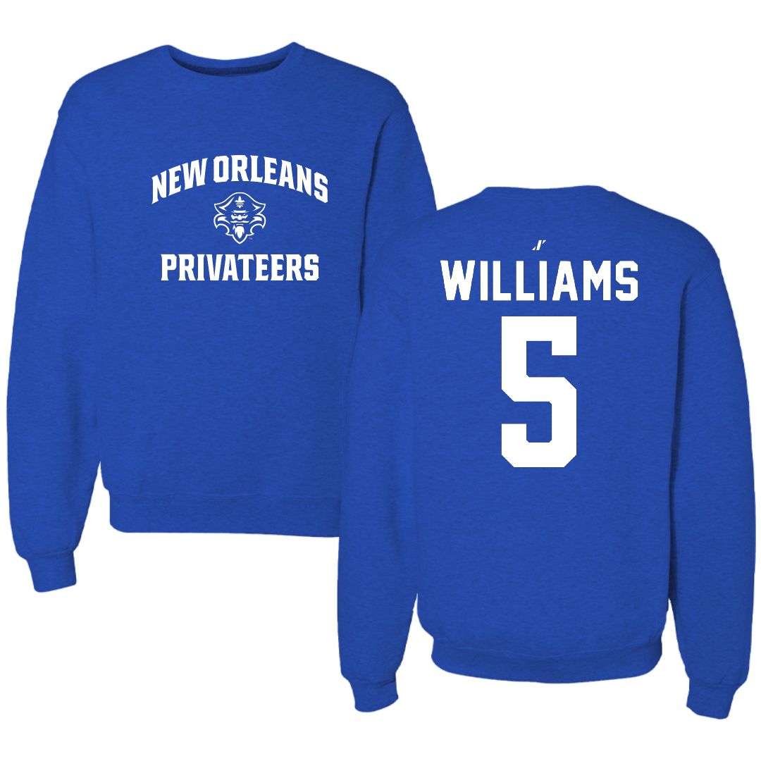 University of New Orleans Volleyball Blue General Crewneck - #5 Ryan Williams