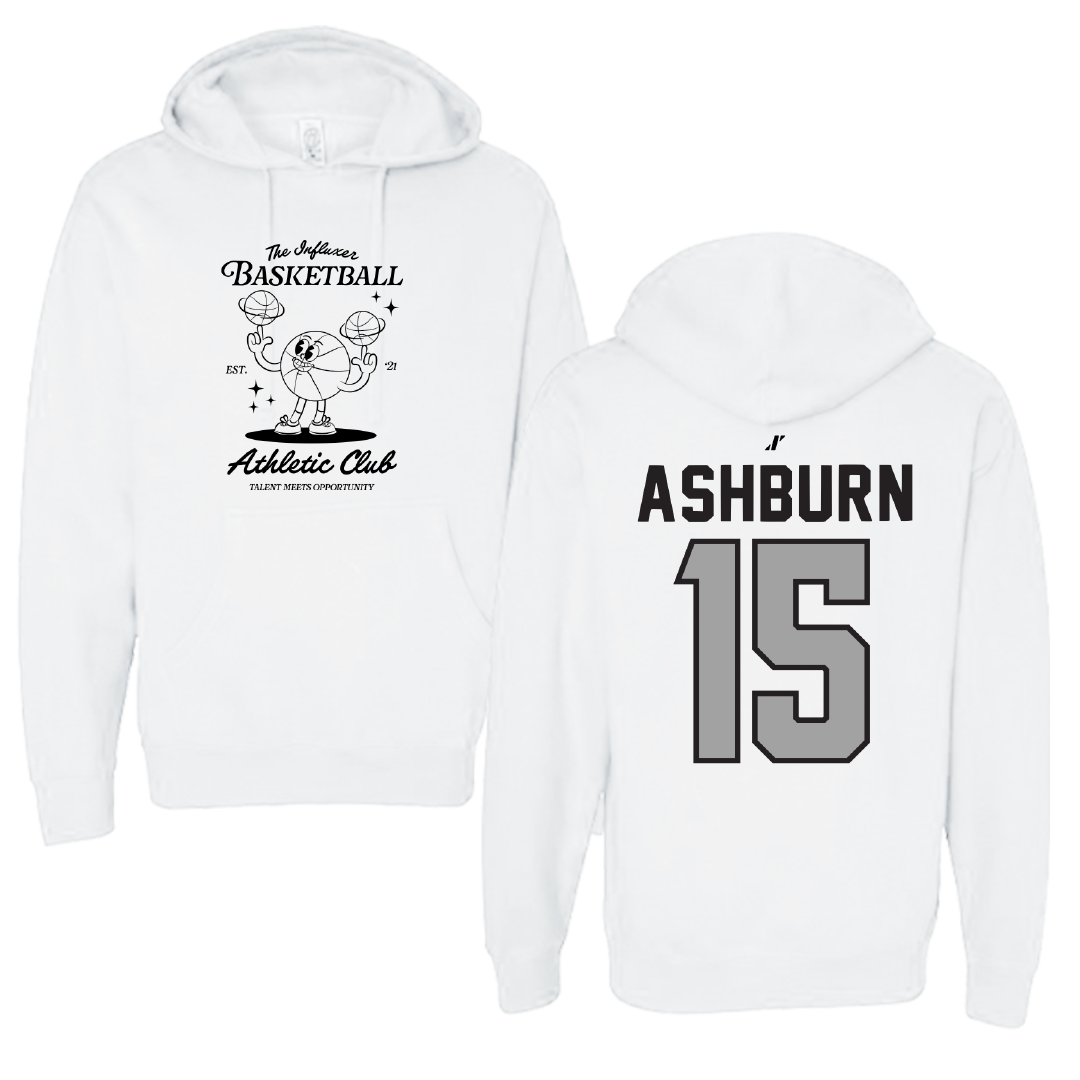 Basketball White Influxer Athletic Club Hoodie - #15 Riley Ashburn