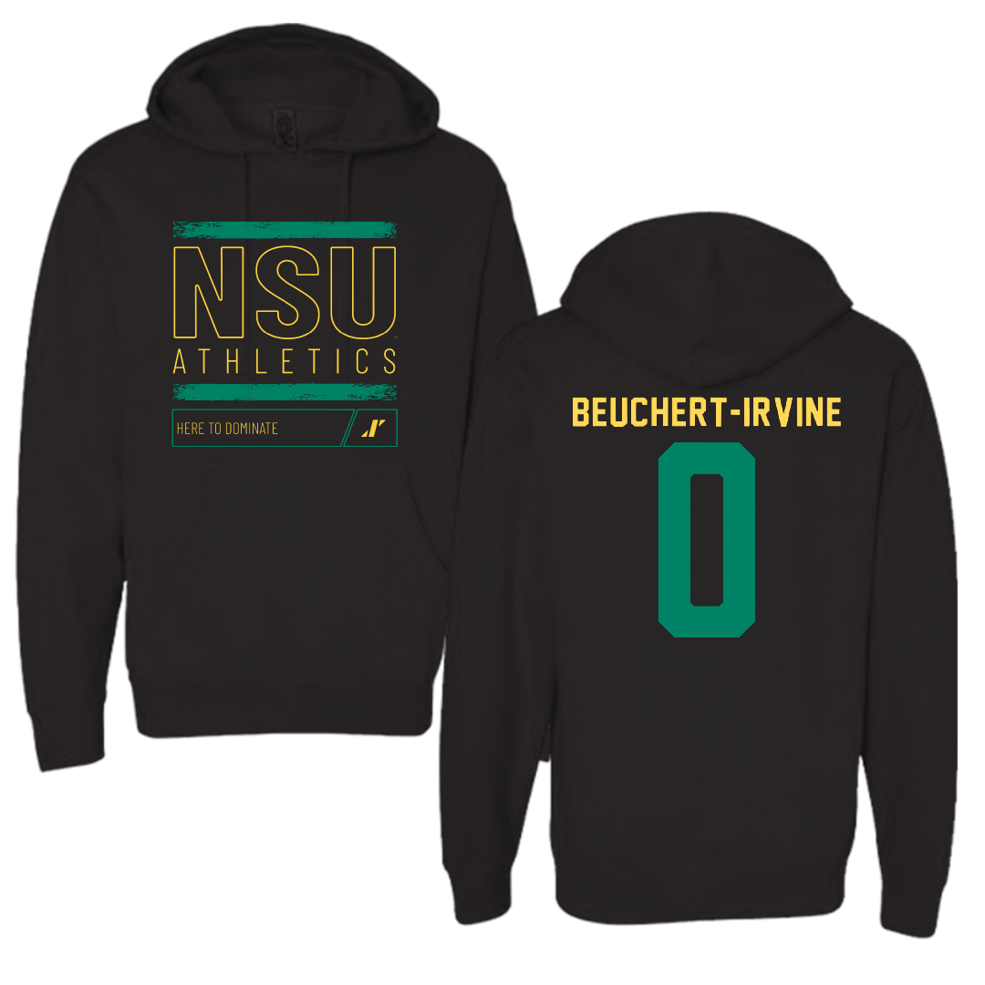 Norfolk State University Football Black Dominate Hoodie - #0 Sage Beuchert-Irvine