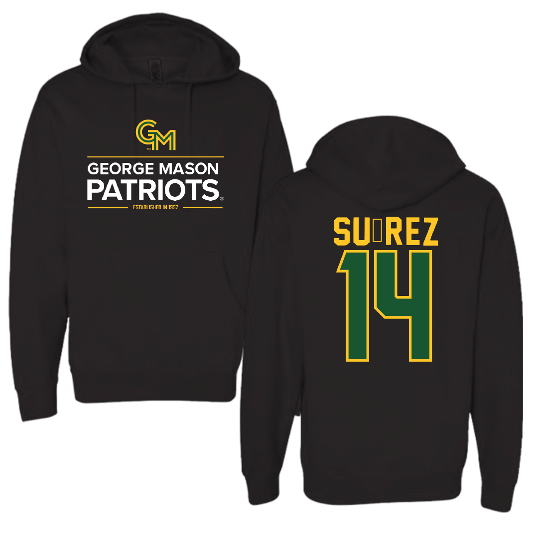 George Mason University Basketball Black General Hoodie - #14 Paula Suárez
