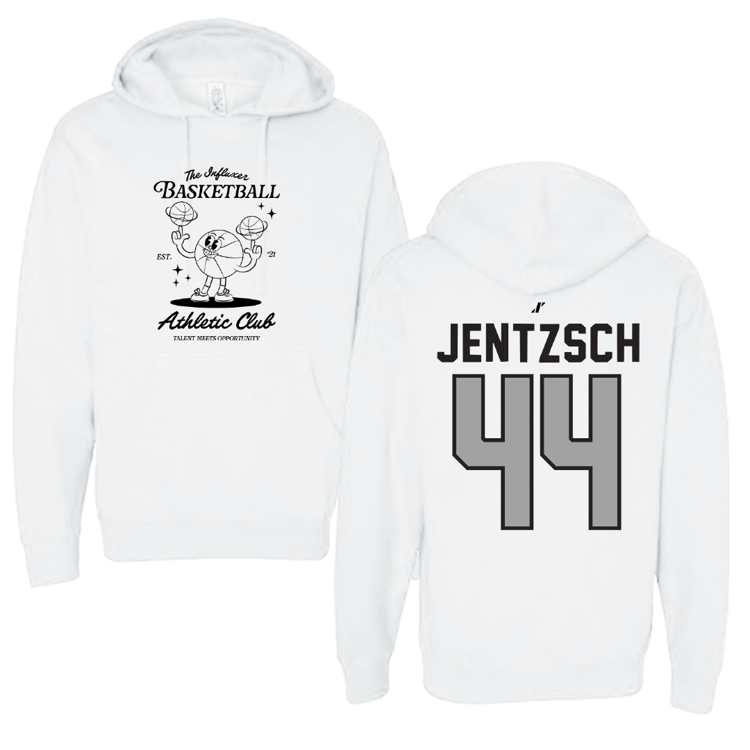 Basketball White Influxer Athletic Club Hoodie - #44 Camille Jentzsch