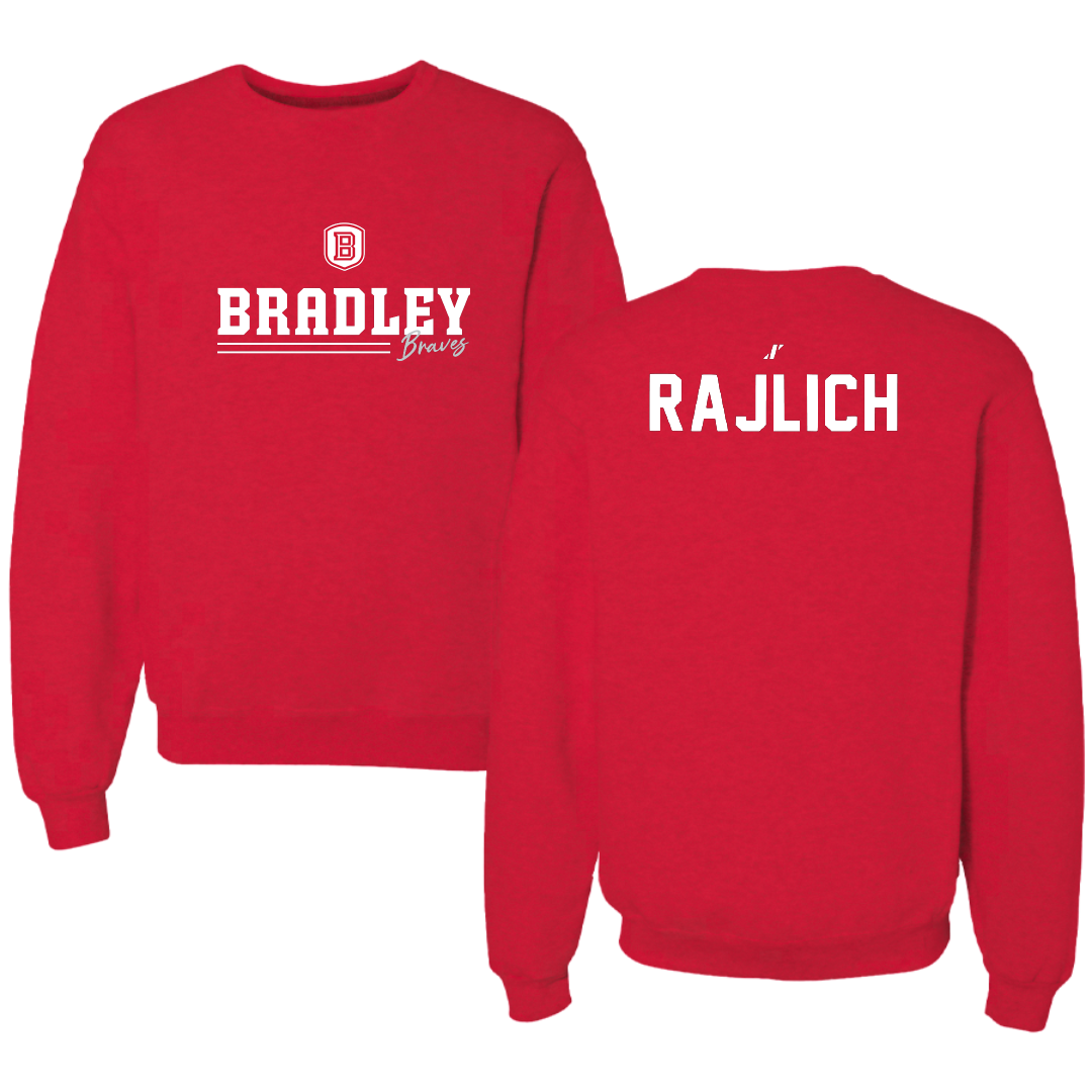 Bradley University TF and XC Red General Crewneck - Hope Rajlich
