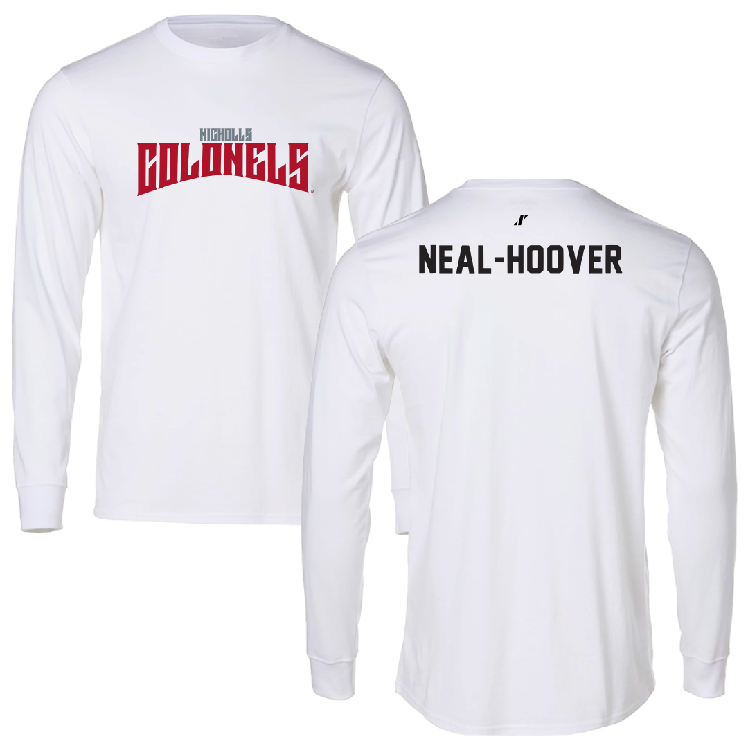 Nicholls State University TF and XC White Classic Performance Long Sleeve - Cherie Neal-Hoover
