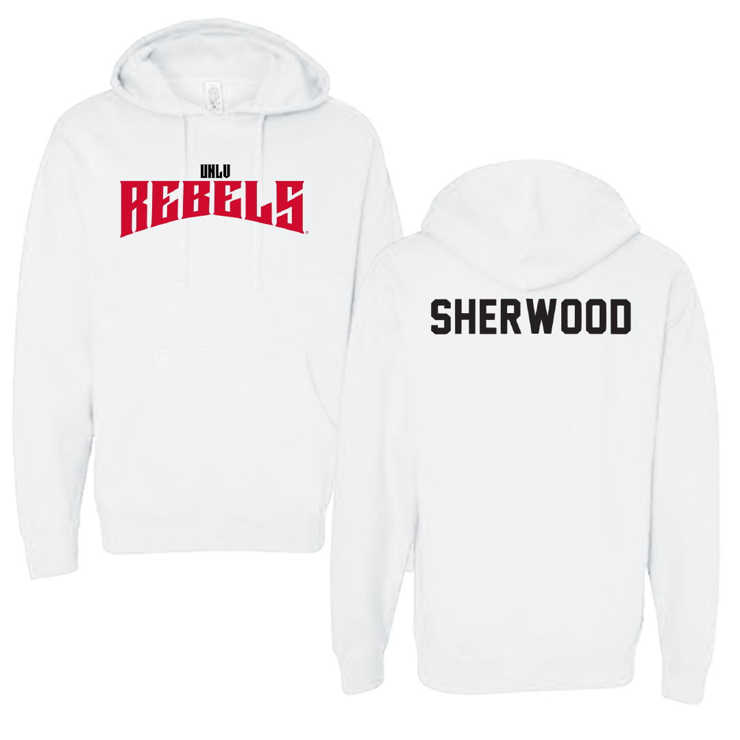 University of Nevada-Las Vegas TF and XC White Classic Hoodie - Kamari Sherwood
