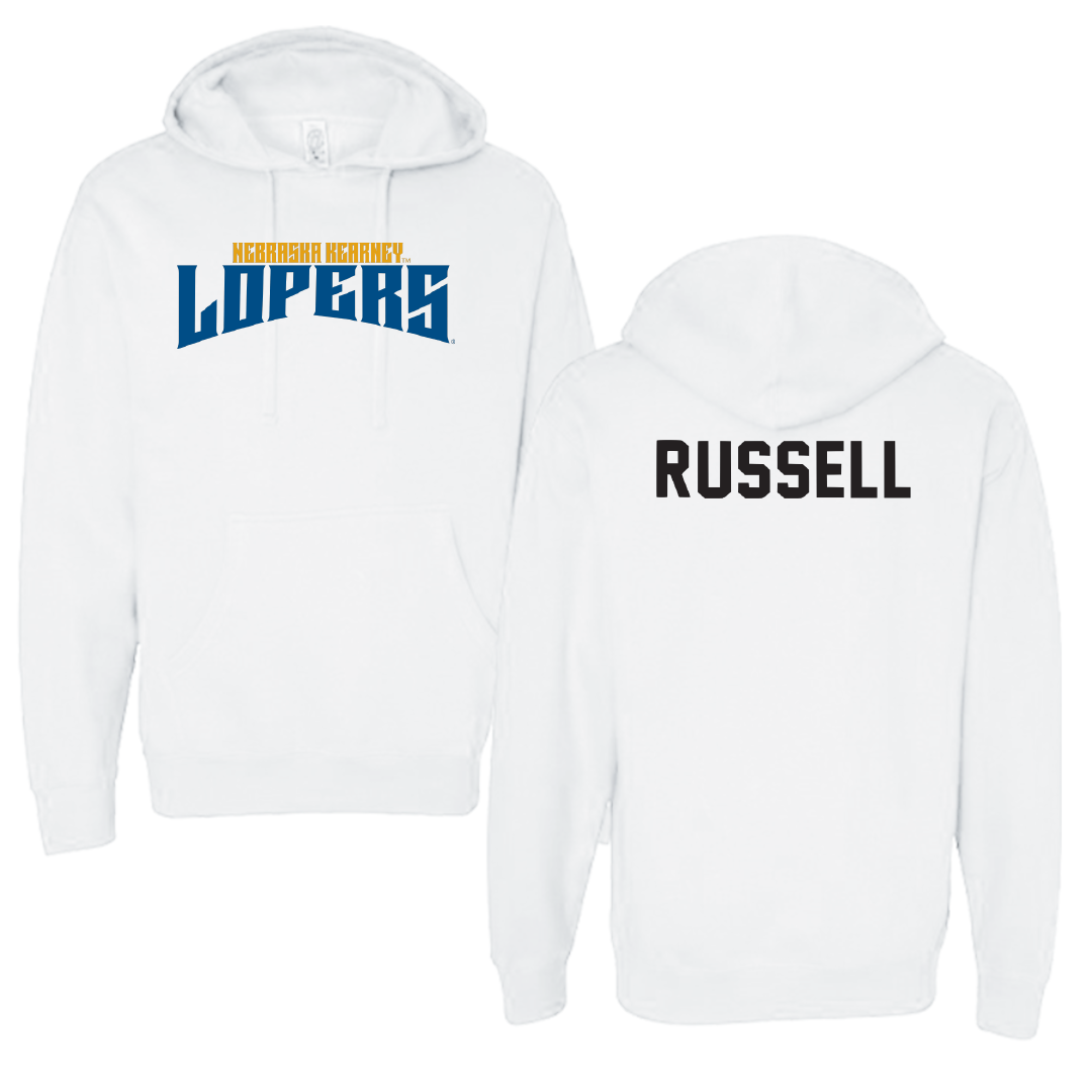 University of Nebraska at Kearney TF and XC White Classic Hoodie - Brianna Russell