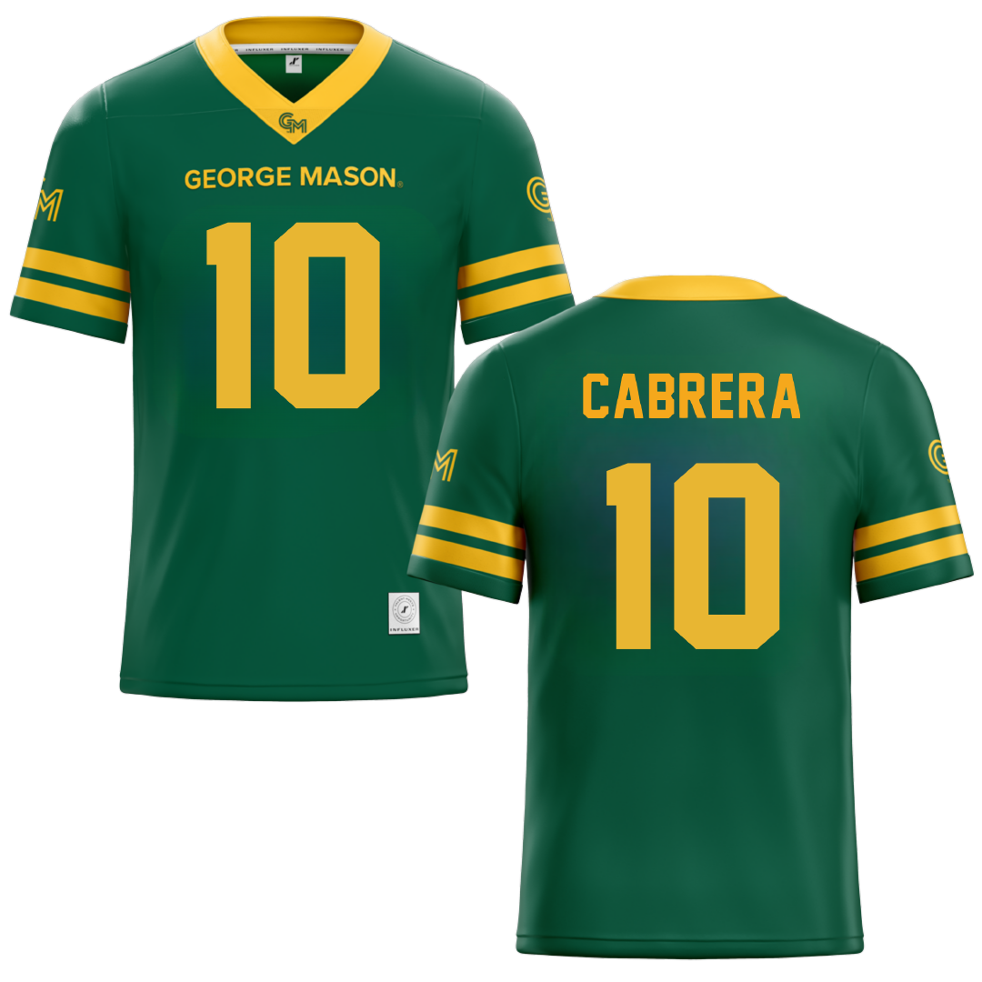 George Mason University Green Lacrosse Jersey - #10 Madison Cabrera