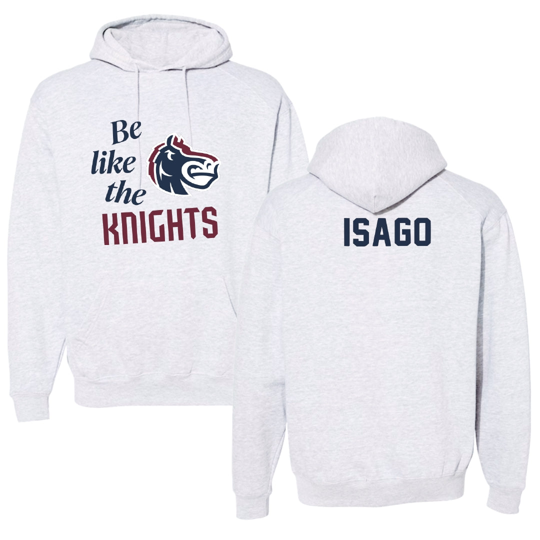 Fairleigh Dickinson University-Metropolitan Campus Tennis Light Gray Be Like Us Hoodie - Namie Isago